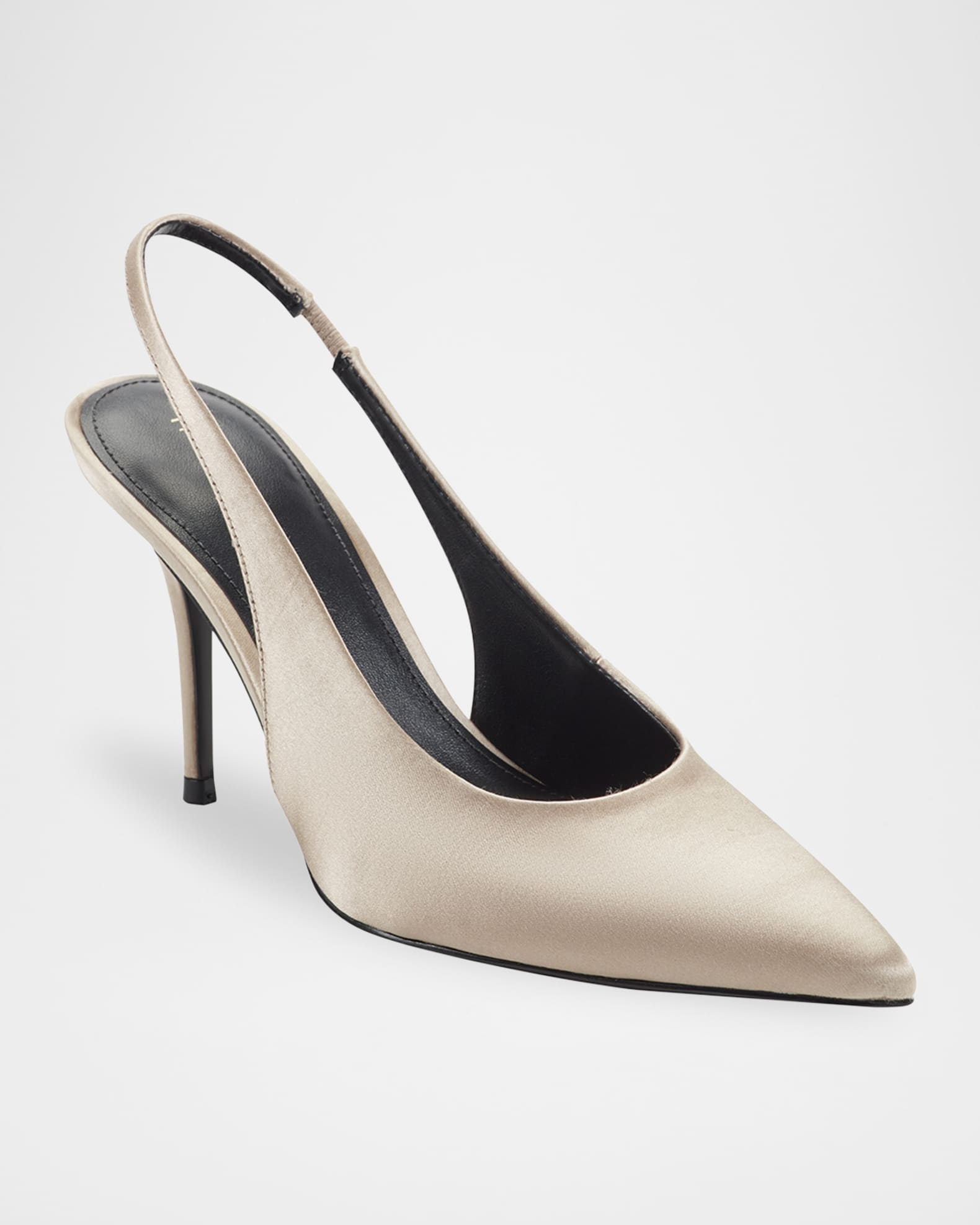 Leynne Satin Slingback Pumps 1