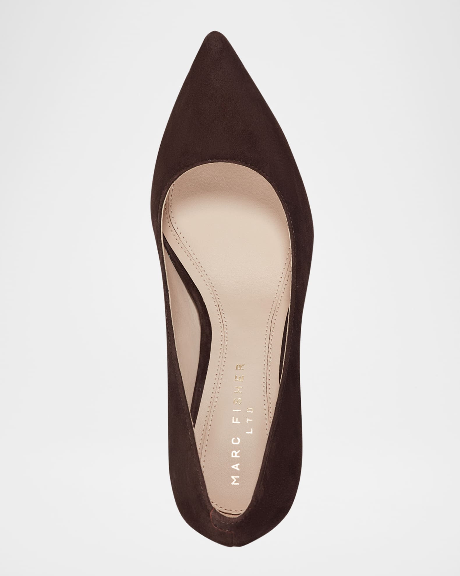 Marc Fisher LTD Zala Suede Pointed-Toe Pumps Neiman Marcus
