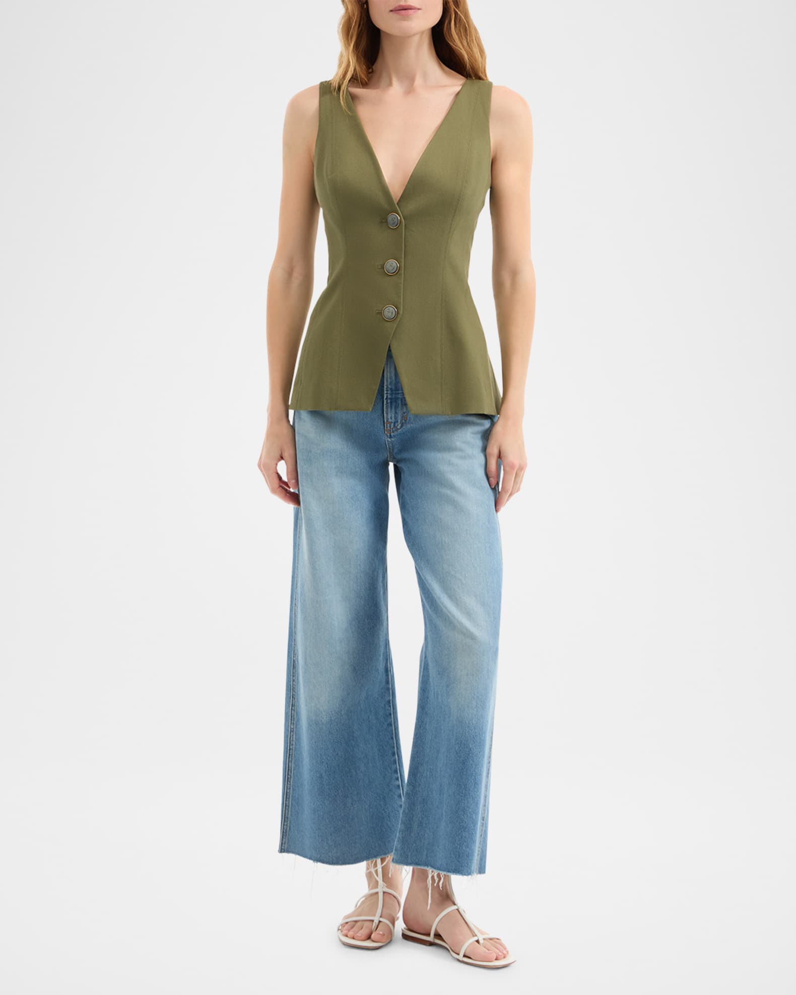 Veronica Beard Avalina Tailored Vest | Neiman Marcus