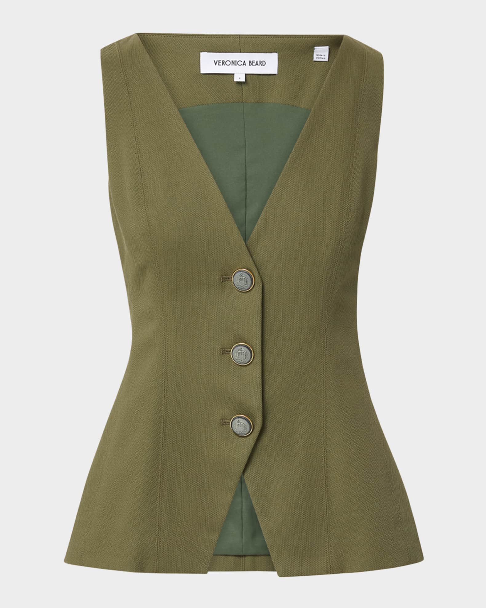 Veronica Beard Avalina Tailored Vest | Neiman Marcus