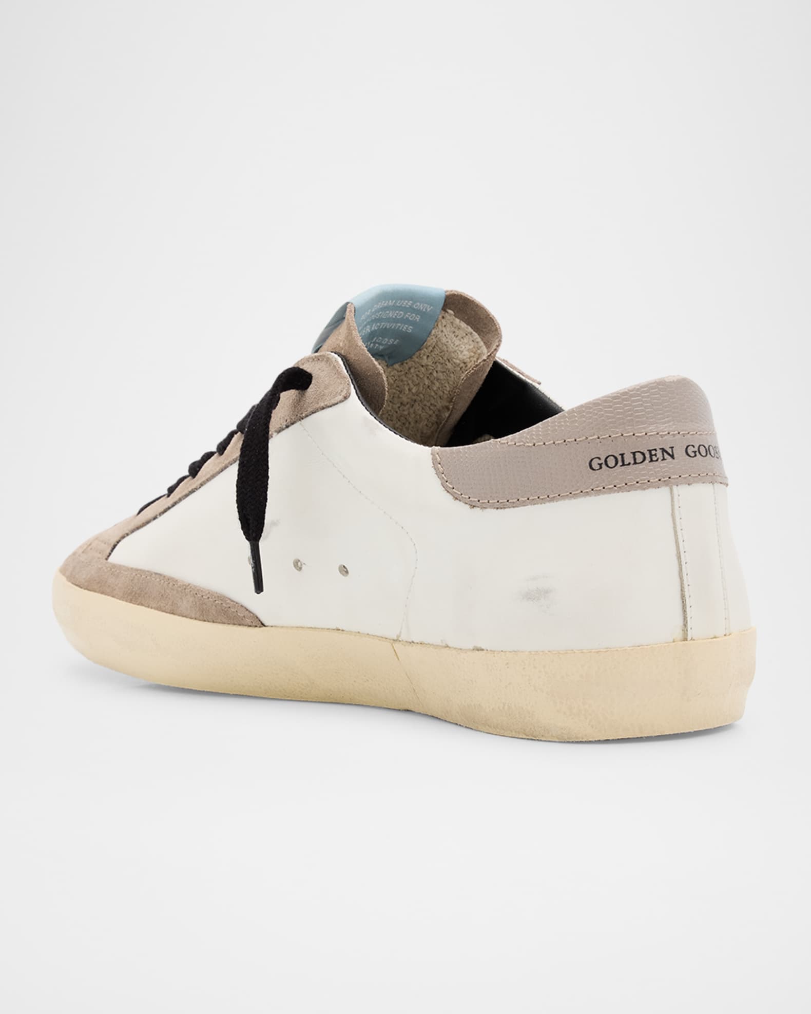 Men's Super-Star Leather and Suede Low-Top Sneakers 1