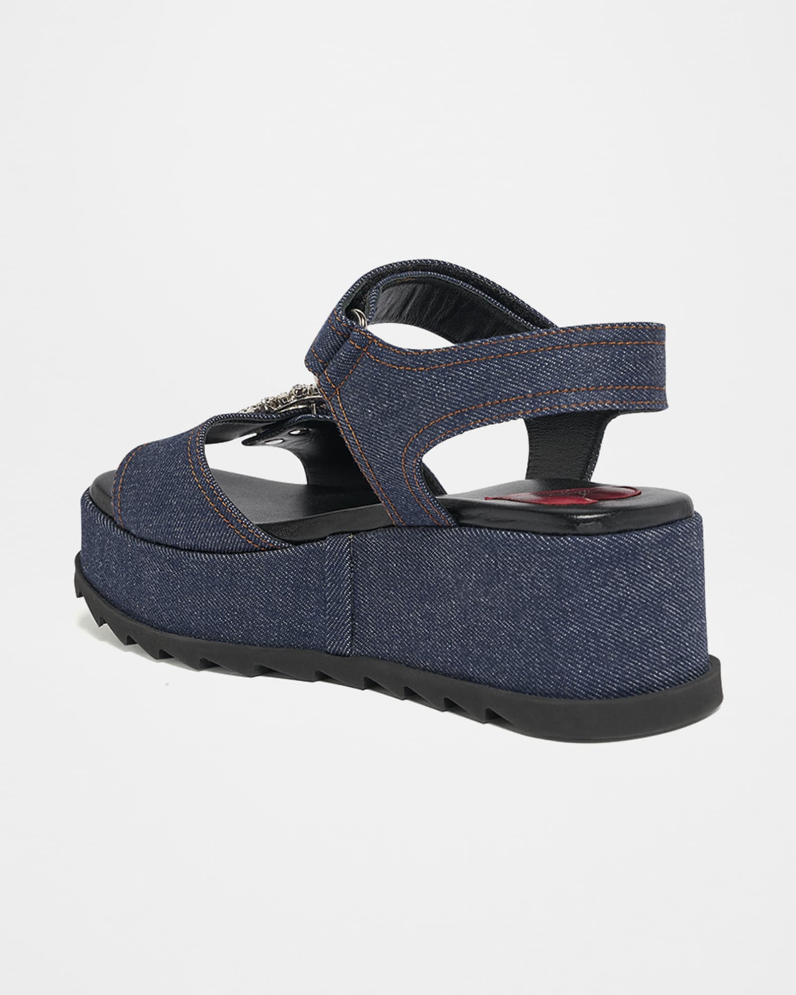 【関税&送料込】Roger Vivier Sandals Viv' Run embellished sandals in black - Roger Vivier | Mytheresa