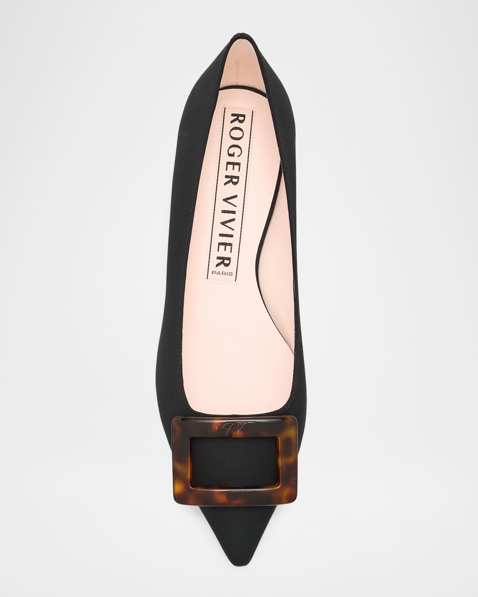 【関税&送料込】Roger Vivier Gommettine Turtle Ball 05 Roger Vivier Gommettine Grosgrain Turtle Flats | Neiman Marcus