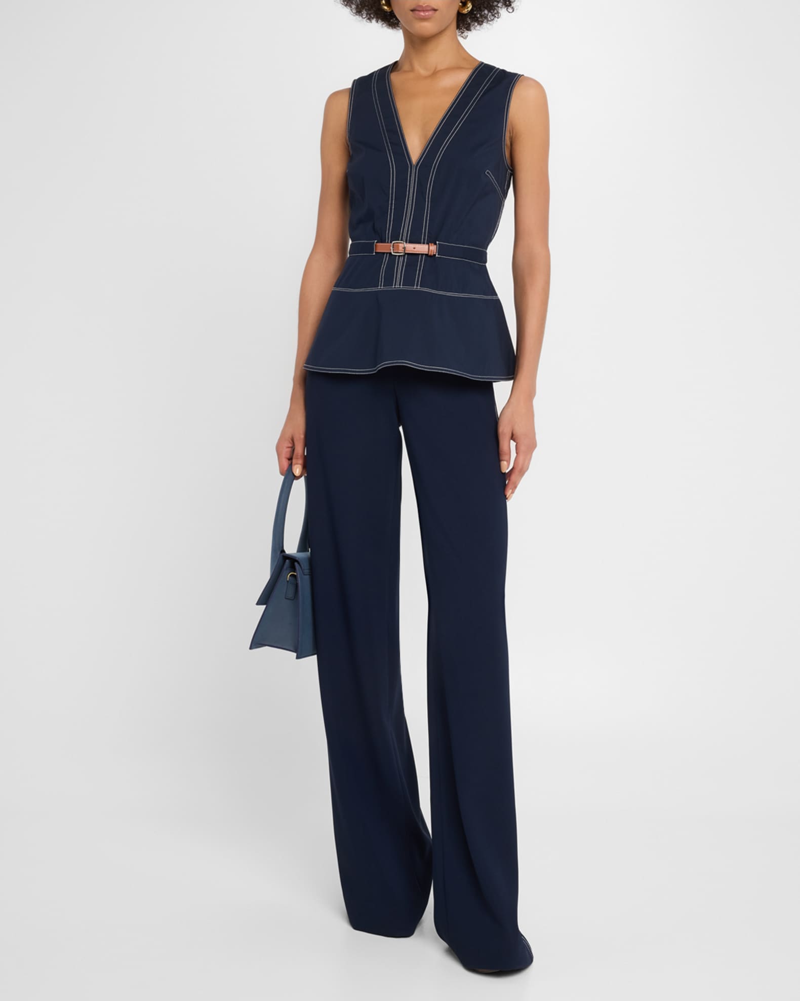 Elin Wide-Leg Side Stripe Pants 1