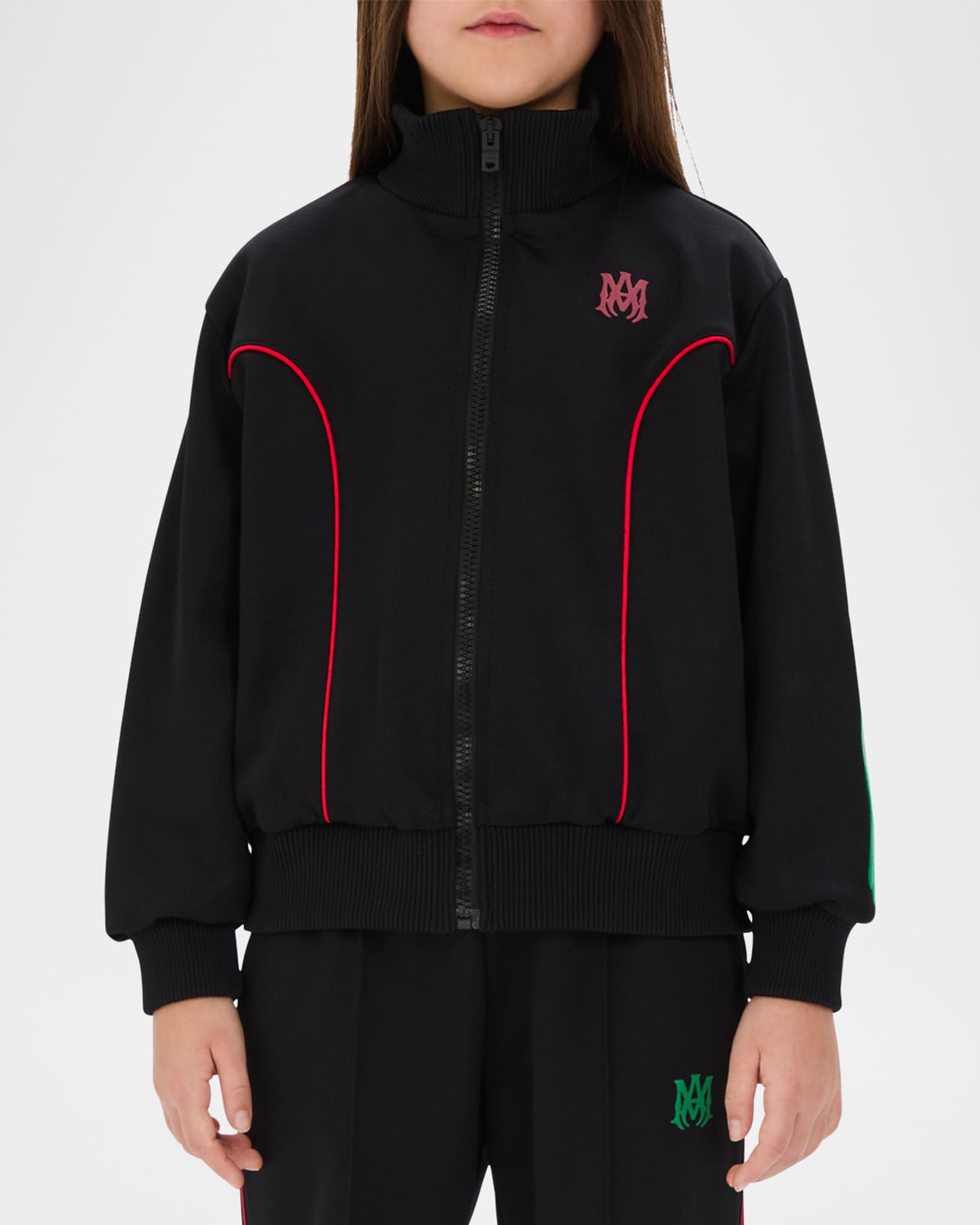 Boy's Bones Embroidered Track Jacket, Size 4-12 1