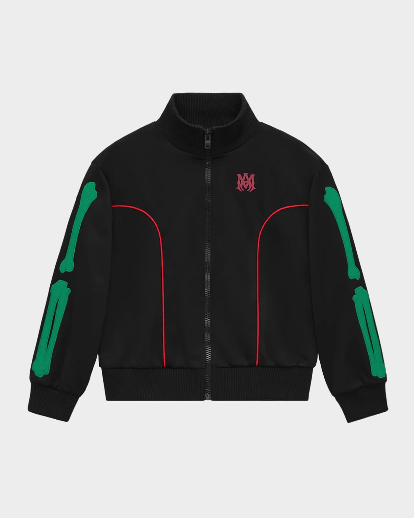 Boy's Bones Embroidered Track Jacket, Size 4-12 0