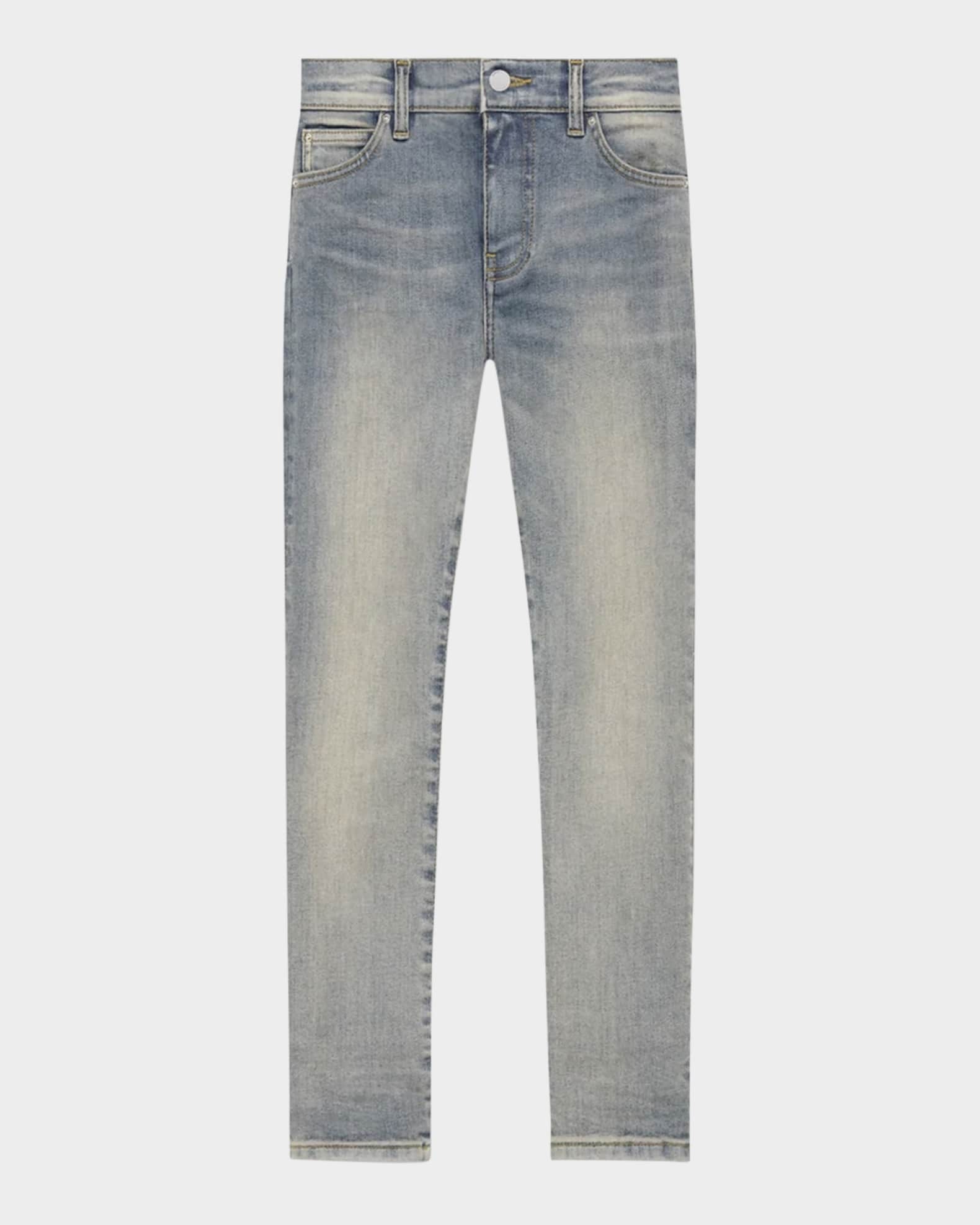 Boy's Stack Light Wash Jeans, Size 4-12 0