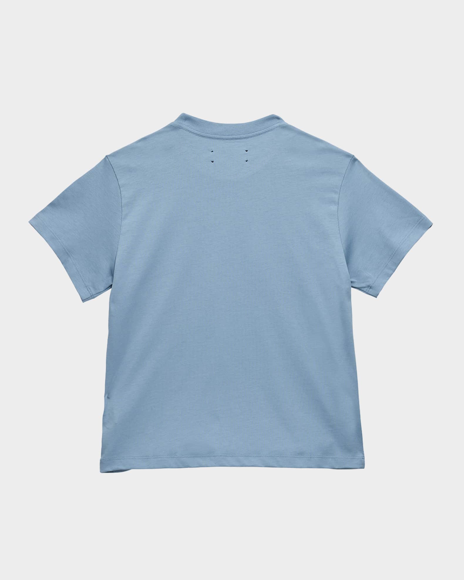 Kid's Staggered Logo Short-Sleeve T-Shirt, Size 4-12