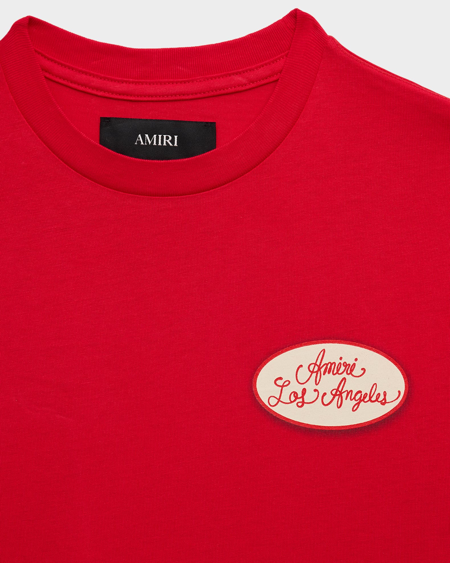 Amiri Kid's Station Patch Short-Sleeve T-Shirt, Size 4-12
