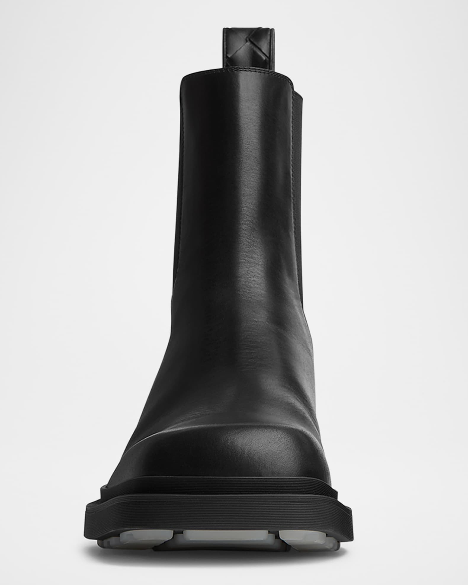 Bottega Veneta Men's Ben Smooth & Intrecciato Leather Chelsea