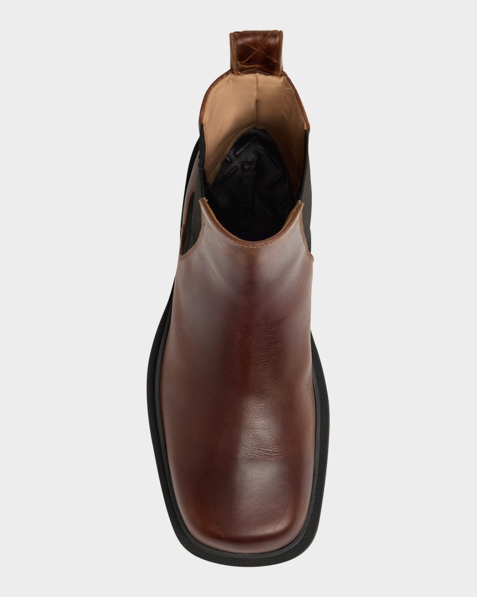 Bottega Veneta Men's Ben Smooth & Intrecciato Leather Chelsea