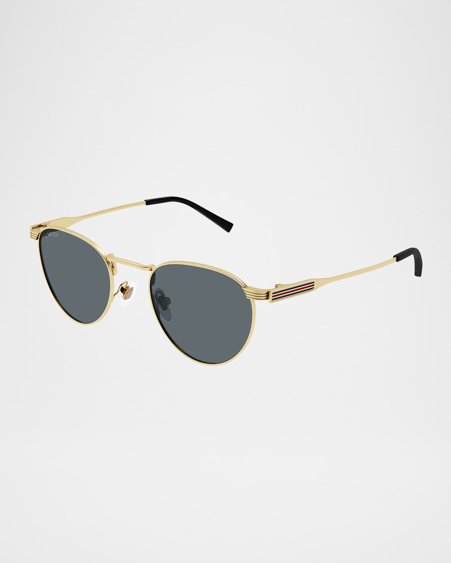 Gucci Men's GG1875S Metal Round Sunglasses | Neiman Marcus
