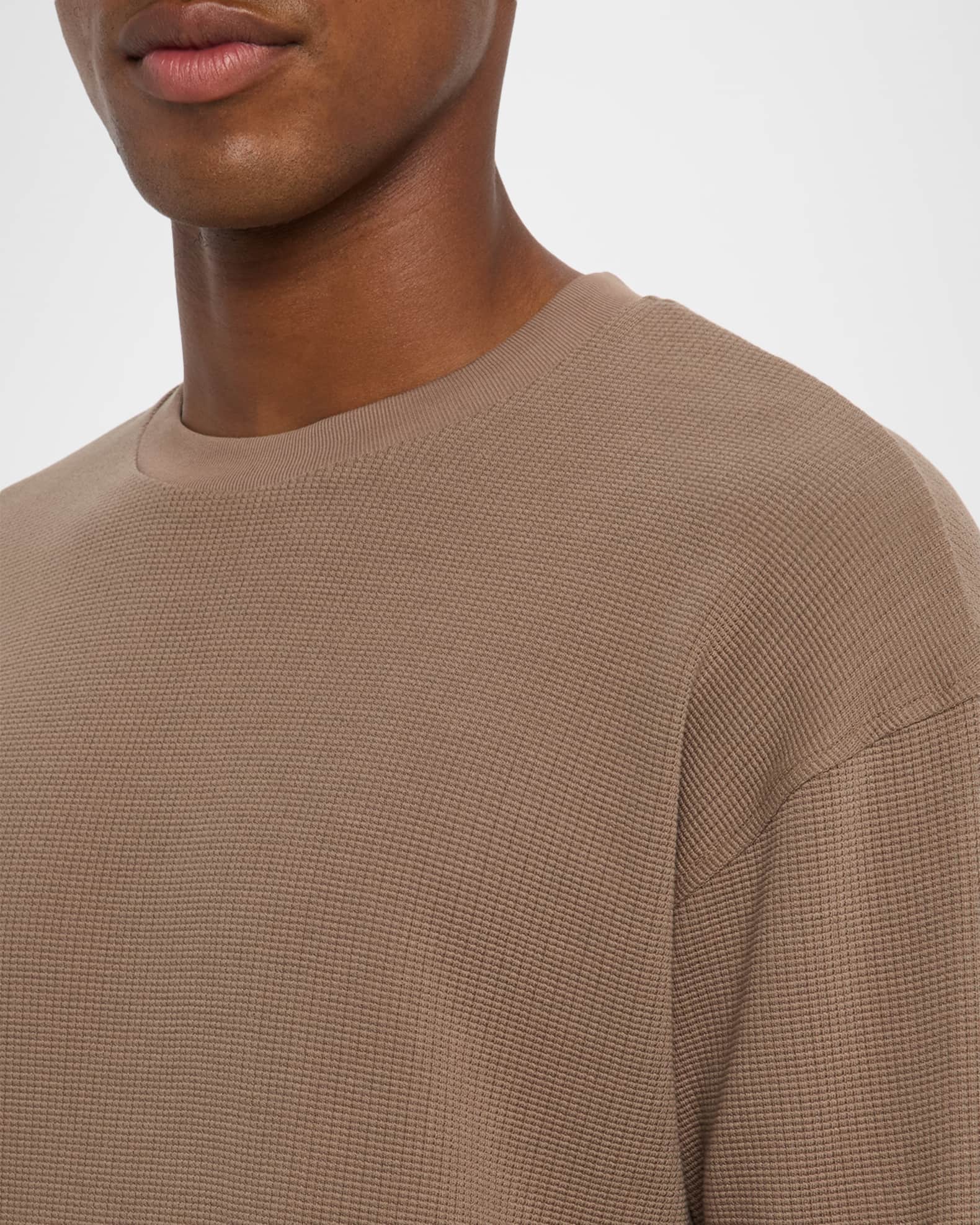 FRAME Men's Cotton Waffle Textured Long-Sleeve T-Shirt | Neiman Marcus