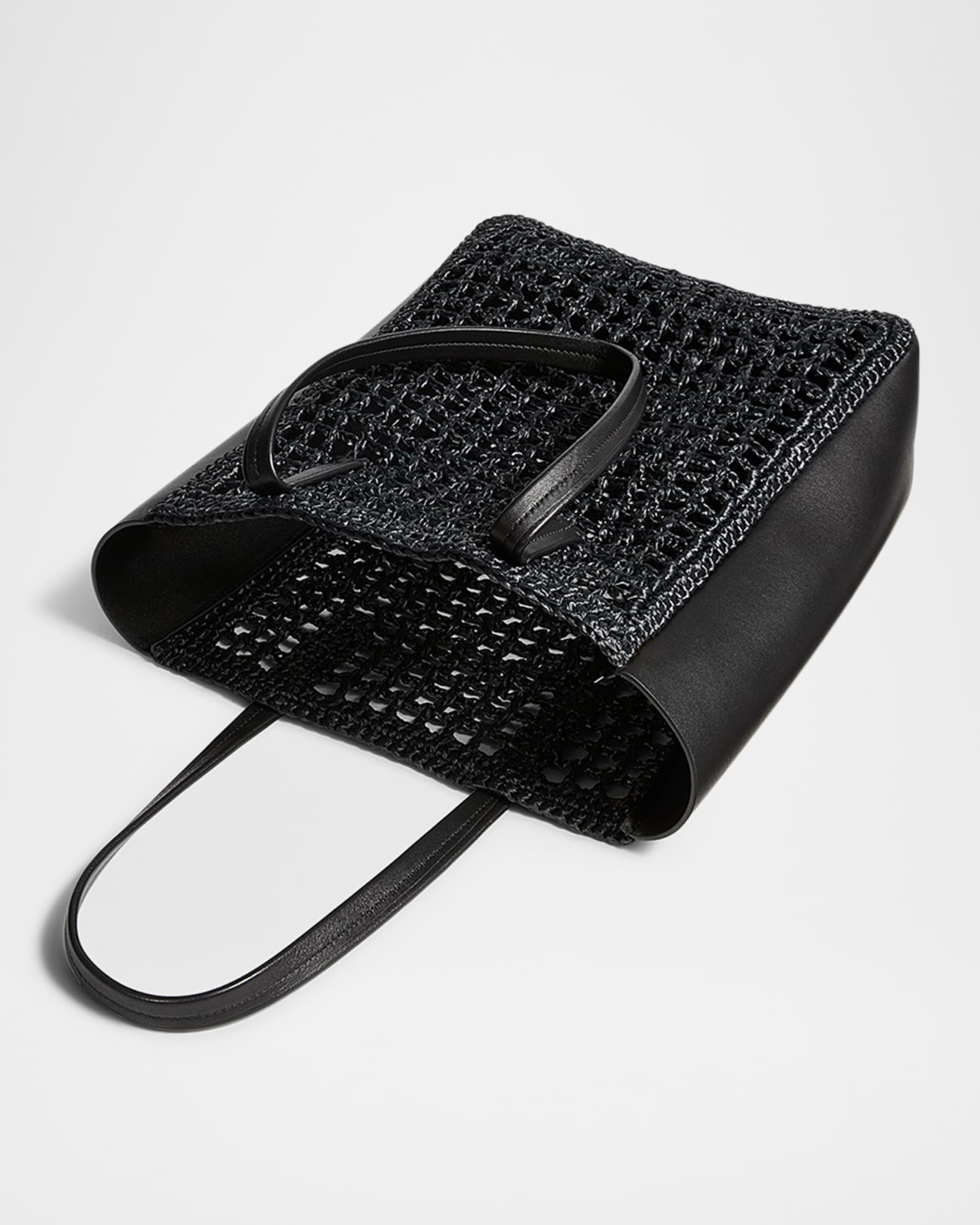 Khaite Zoe Small Raffia Tote Bag | Neiman Marcus