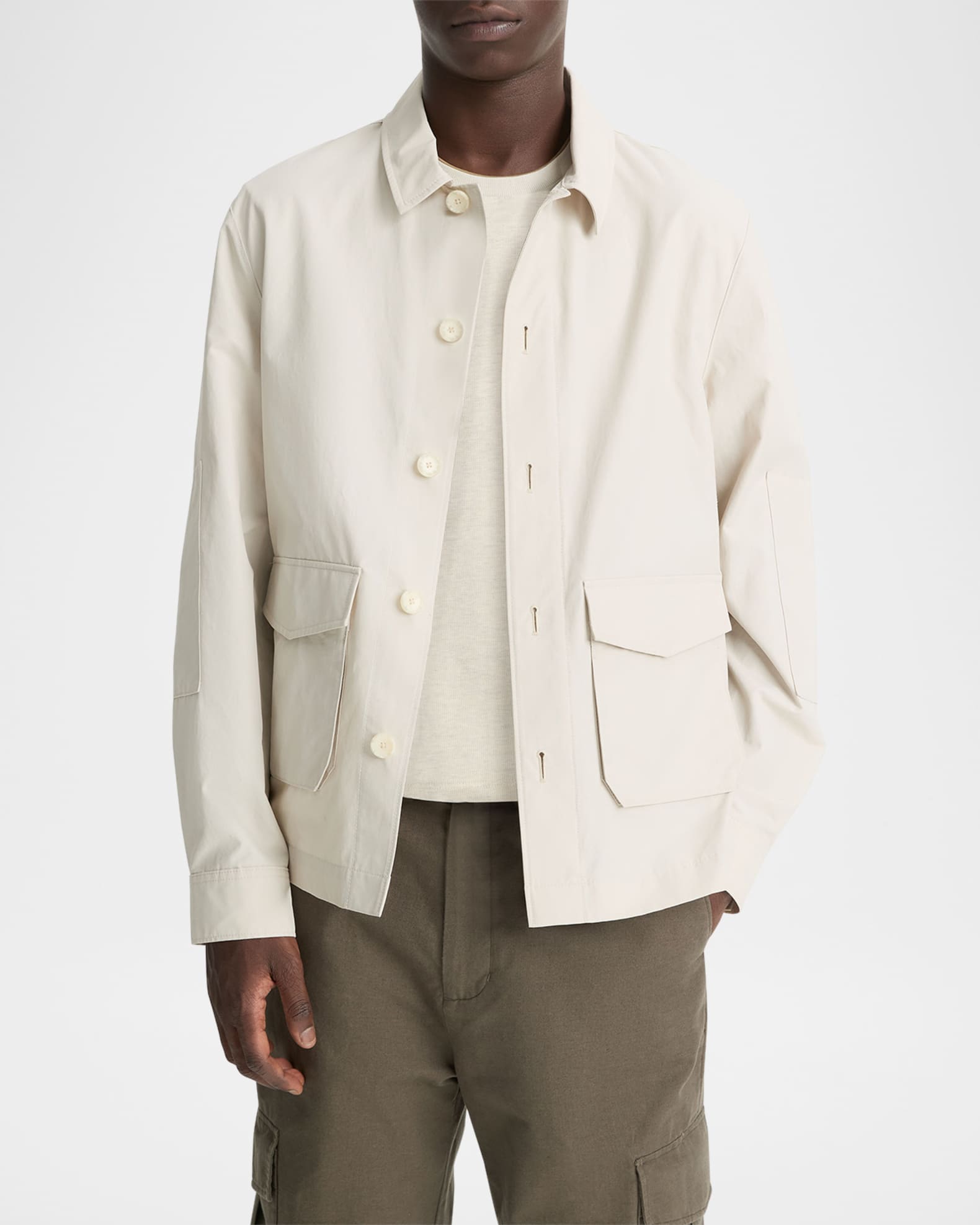 Men's Cotton-Blend Utility Jacket 1