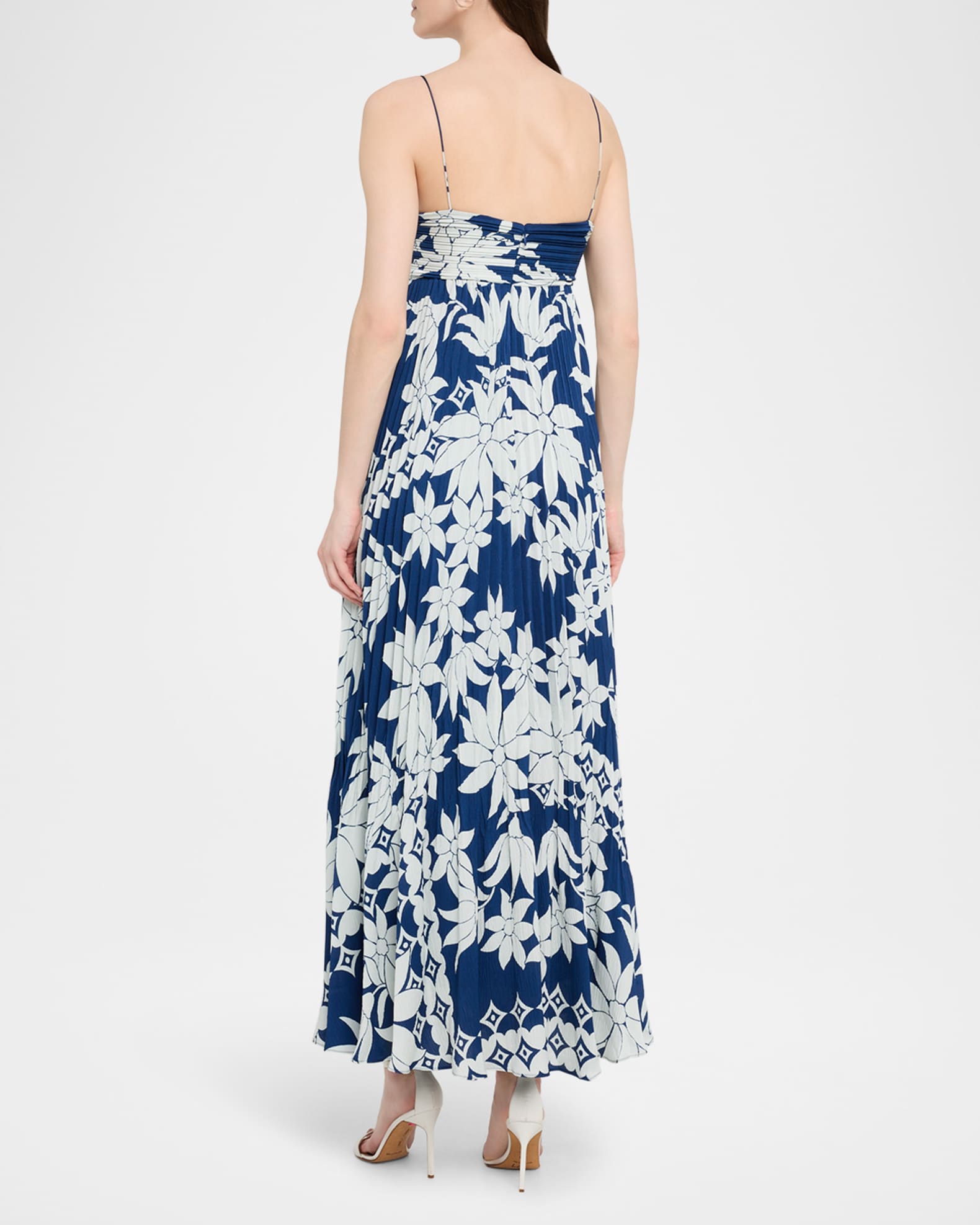 chinese dress ladies Bayley Floral Pleated Maxi Dress