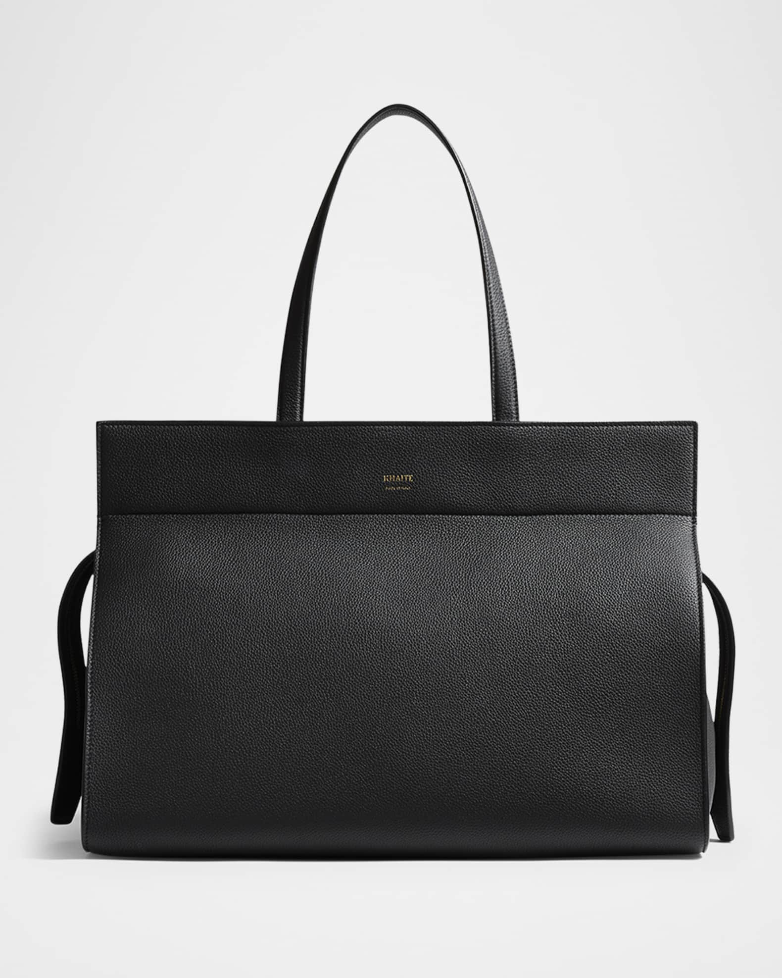 Khaite Crosby Sports Leather Tote Bag | Neiman Marcus