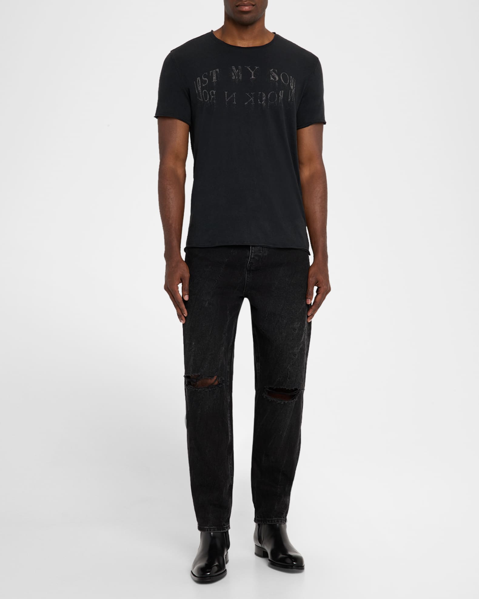 Men's Lost My Soul Circle Graphic T-Shirt 1