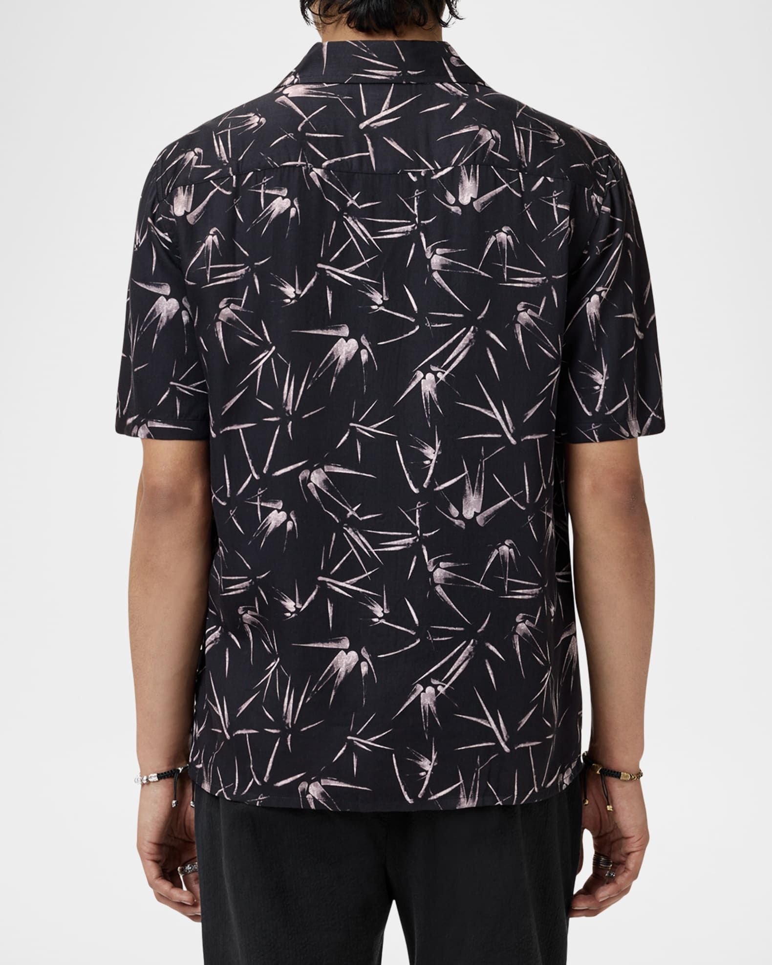 Men's Dan Thorn-Print Camp Shirt 1