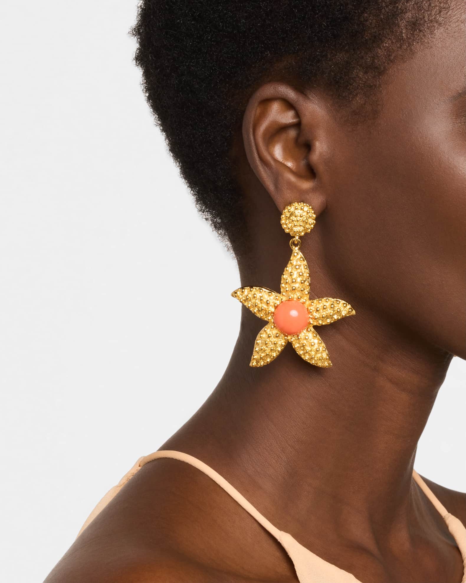 Starfish Cabochon Earrings 1