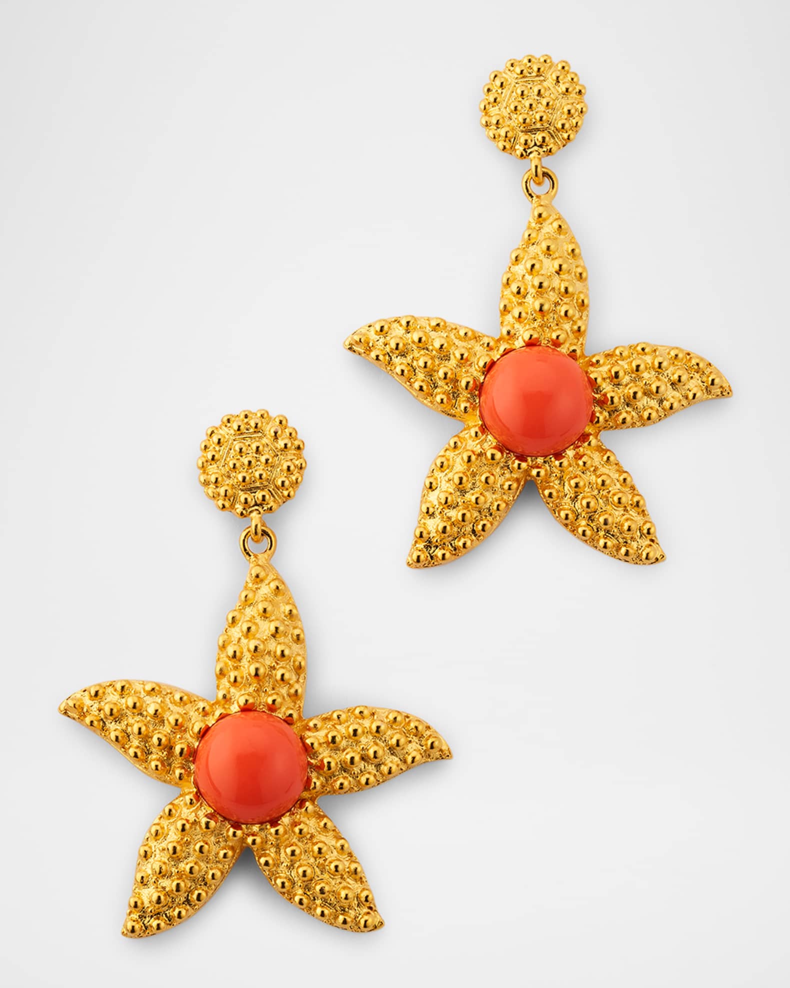 Starfish Cabochon Earrings 0