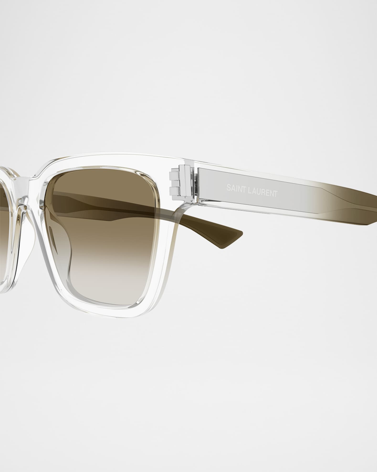 Men's Sl 790f Recycled Acetate Rectangle Sunglasses 1