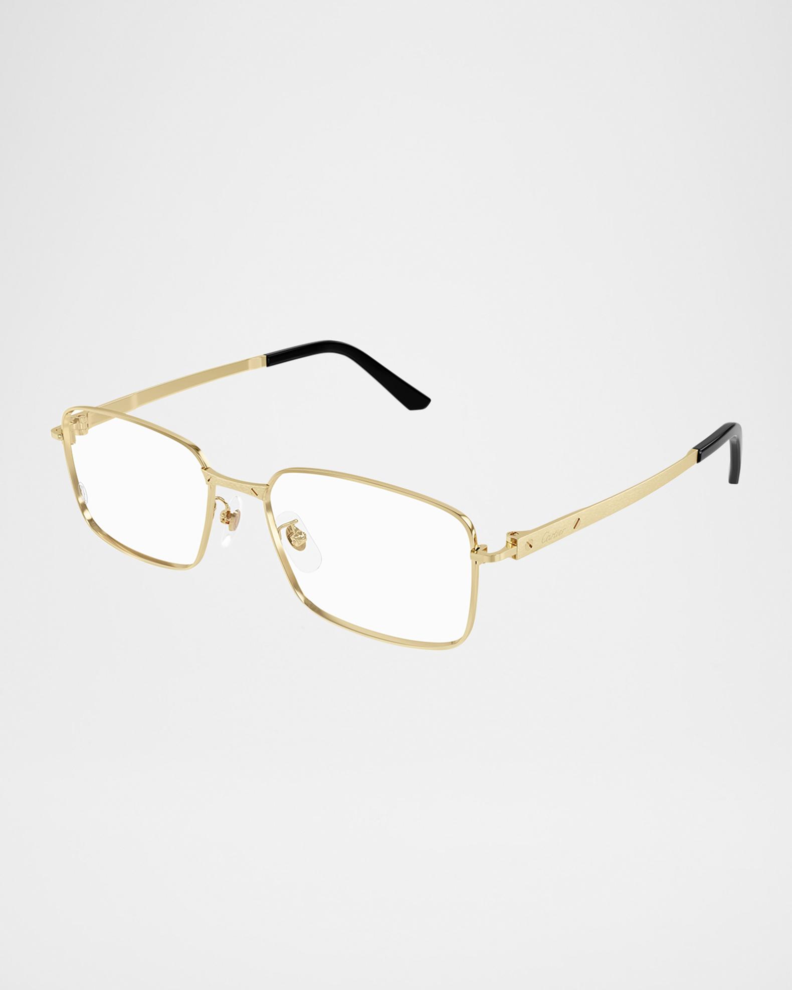 Cartier Men's CT0555OA Titanium Rectangle Optical Frames | Neiman