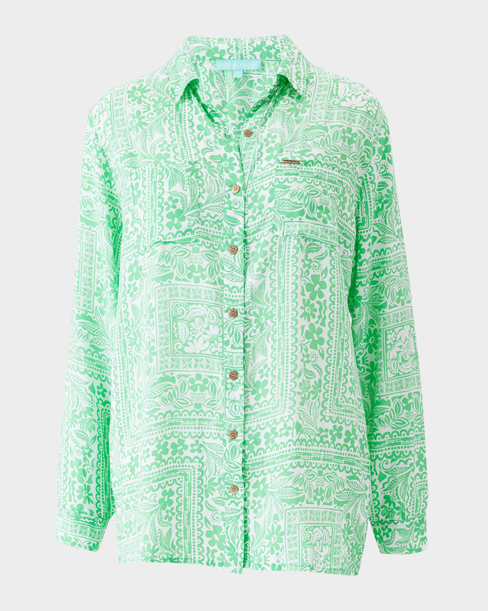 Medina Millie Button-Front Shirt 0