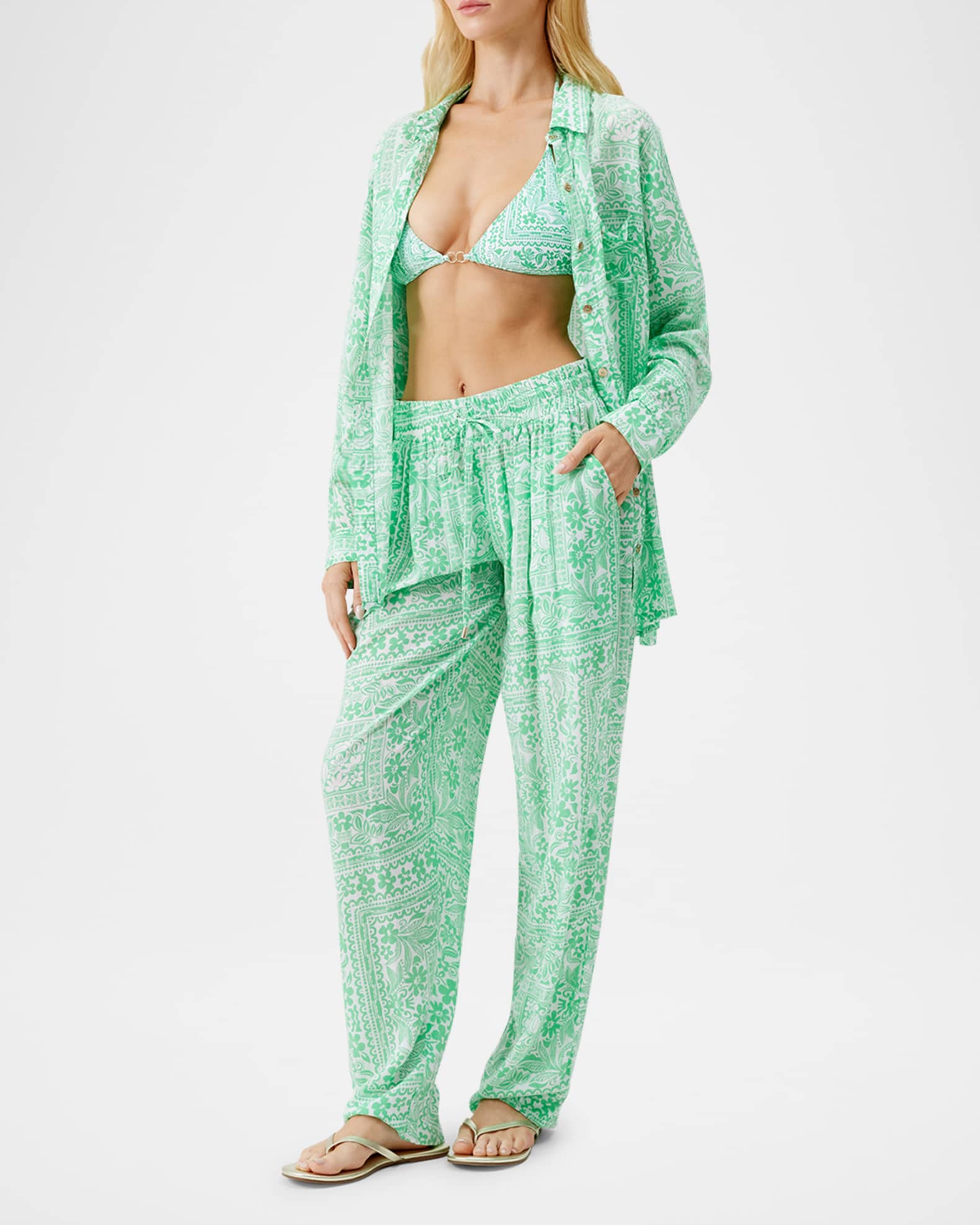 Medina Jude Straight-Leg Pants 1