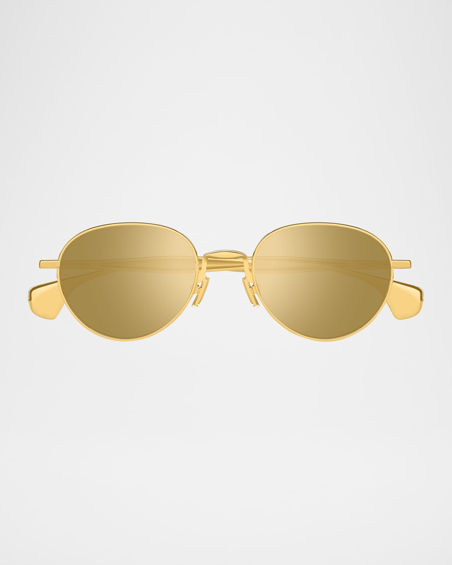 Unisex BV1396S Metal Round Sunglasses 0