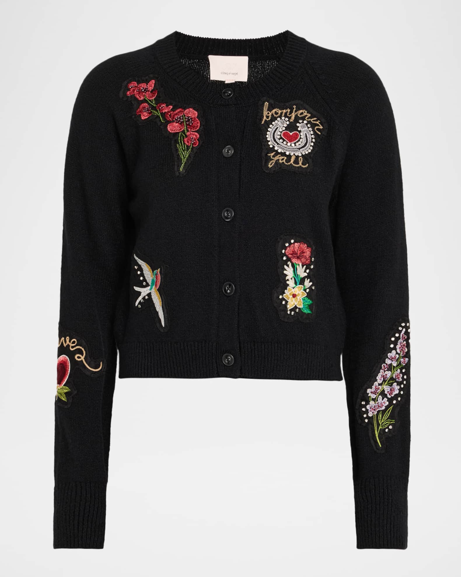Millie Embroidered Western Amour Cardigan 0
