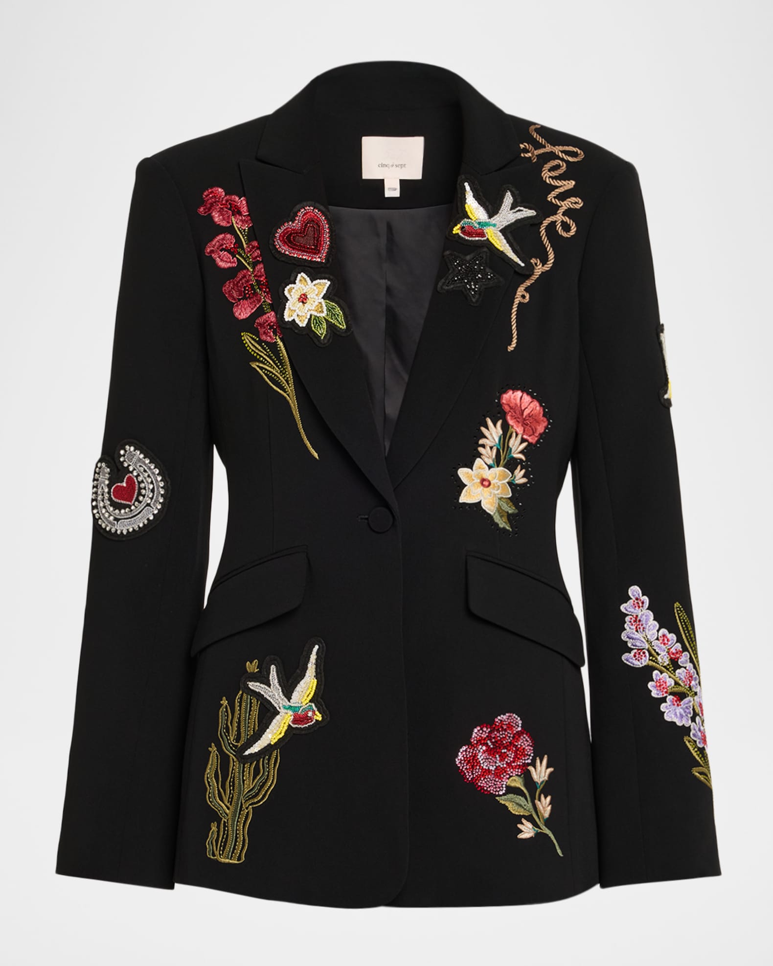 Cheyenne Embroidered Western Amour Blazer 0