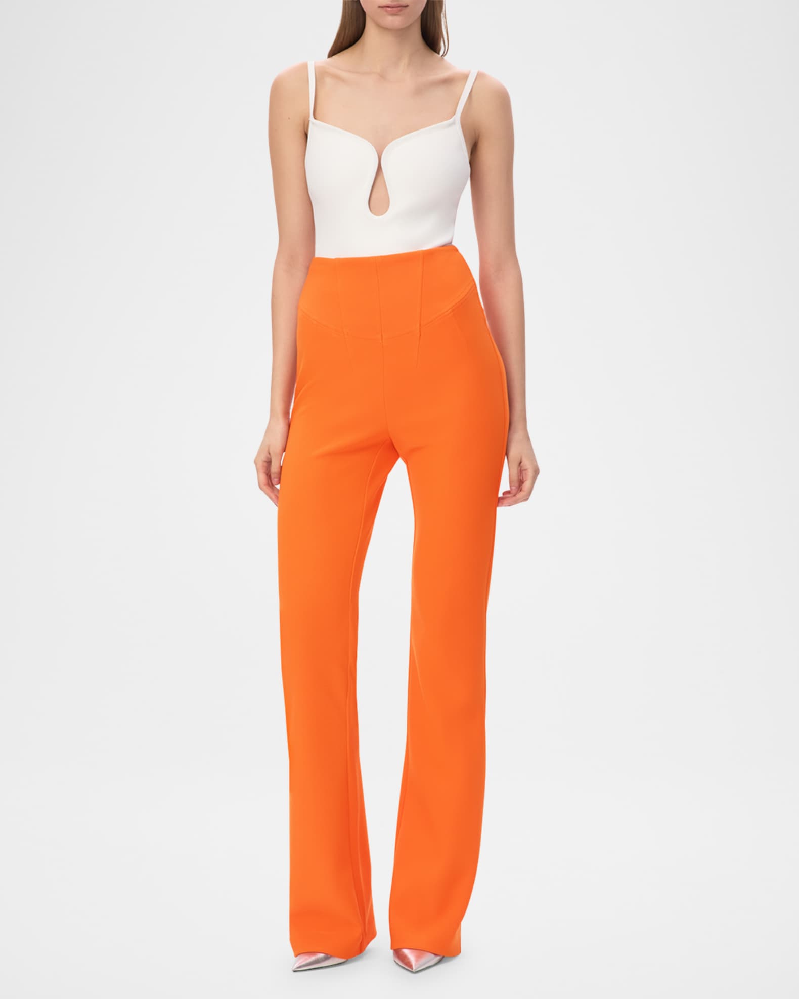 The Priscilla High-Rise Bootcut Pants 1