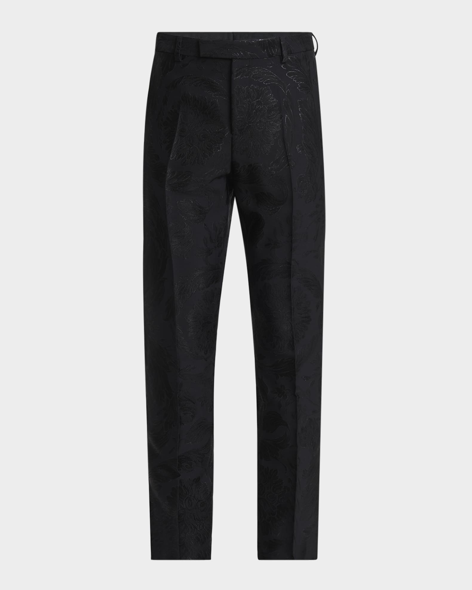 Men's Barocco Jacquard Formal Pants 0