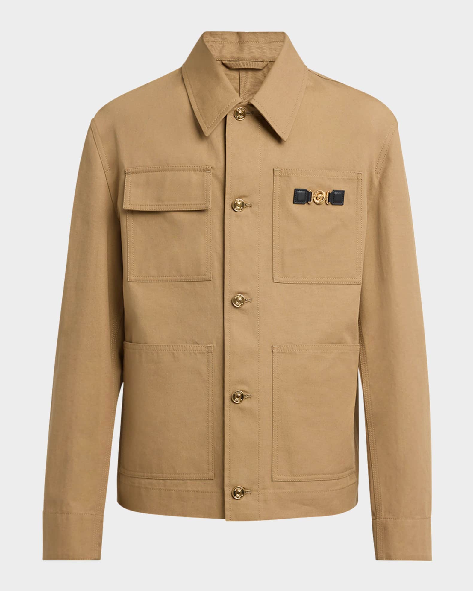 Men's Canvas Medusa-Biggie Shirt Jacket 0
