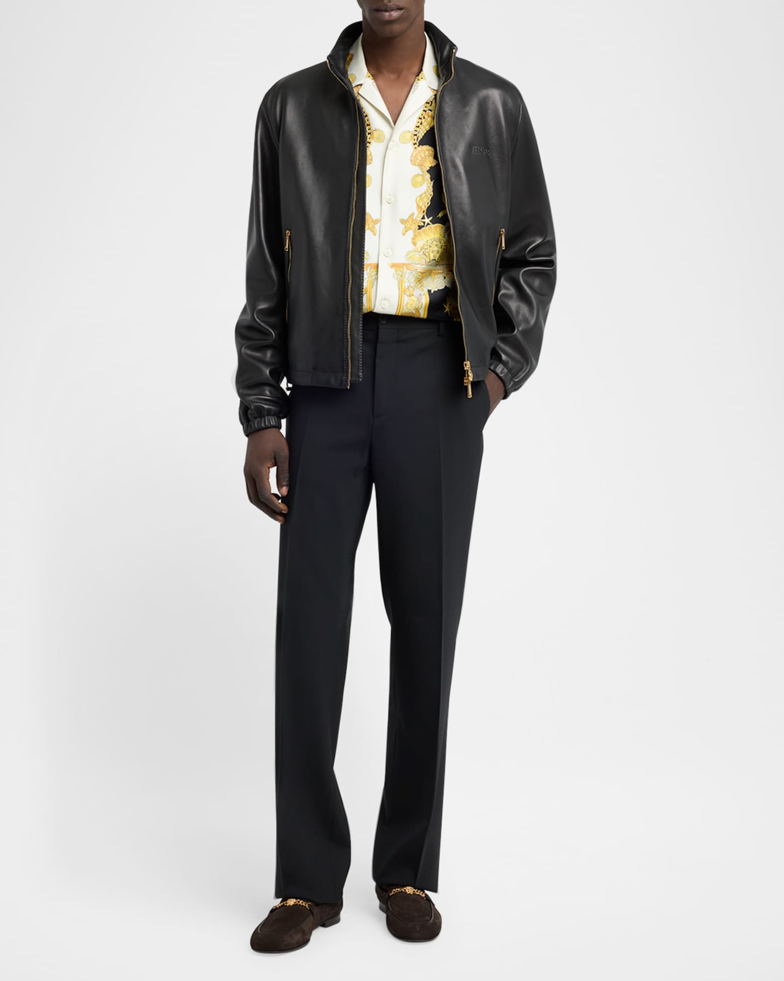 Men's Full-Zip Leather Jacket 1