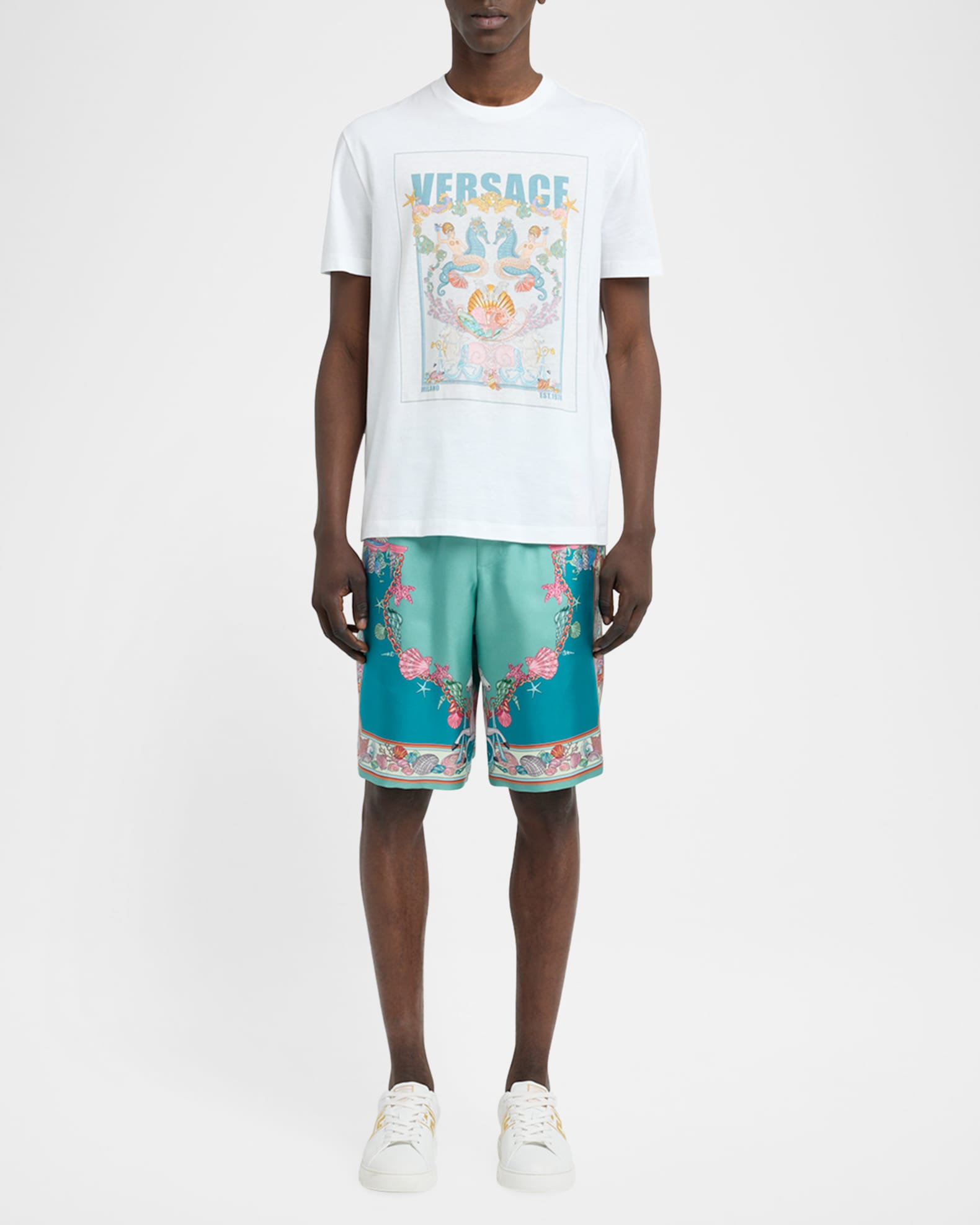 Men's Postcard Logo Graphic T-Shirt 1