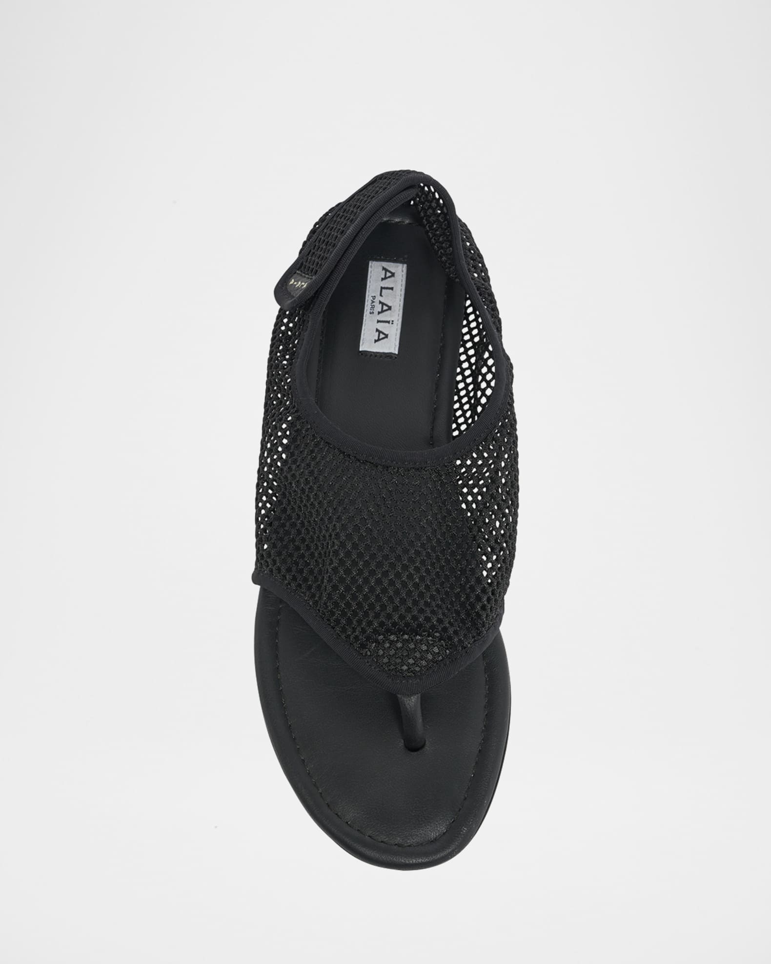 ALAIA Mesh Thong Sandals | Neiman Marcus