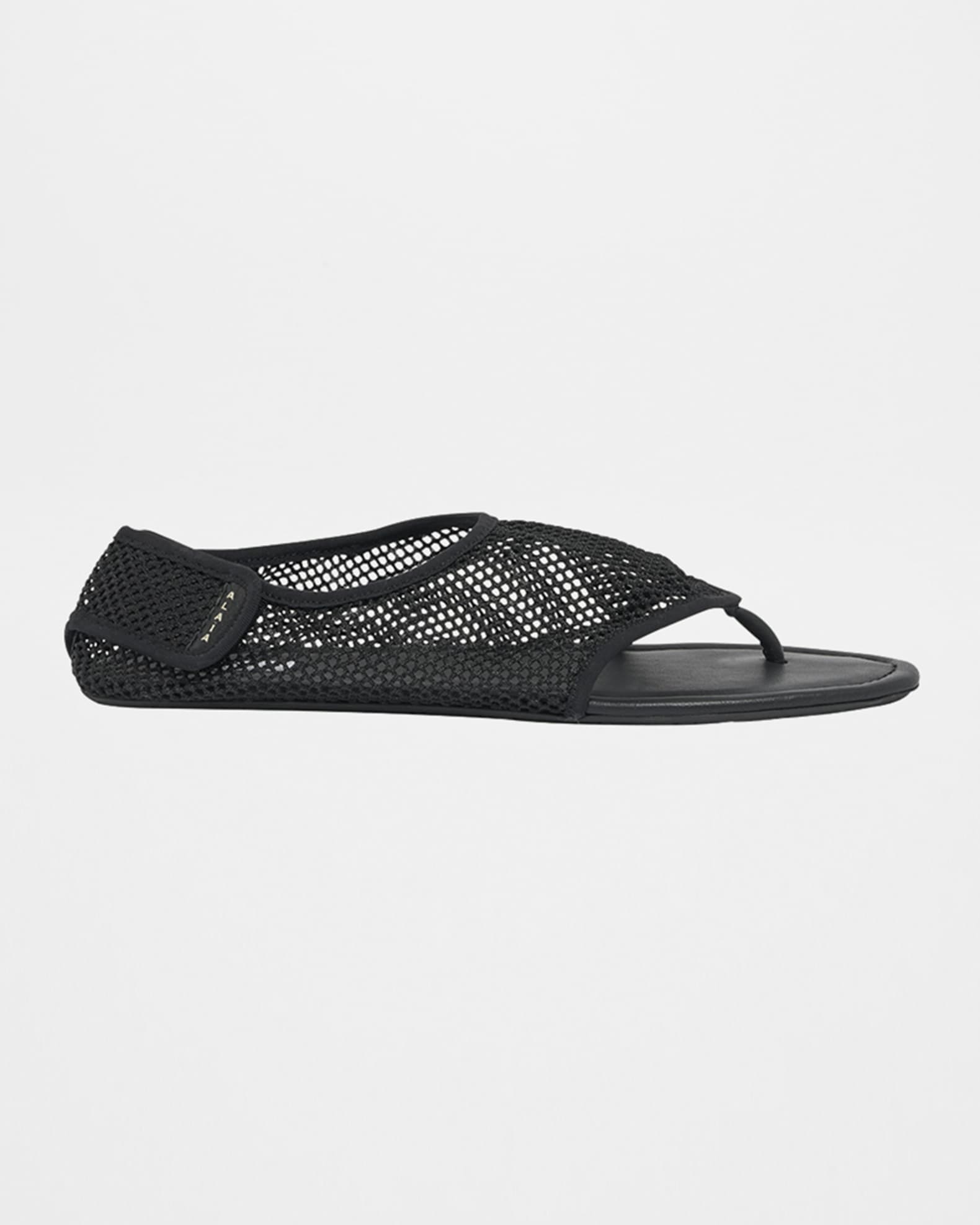 ALAIA Mesh Thong Sandals | Neiman Marcus