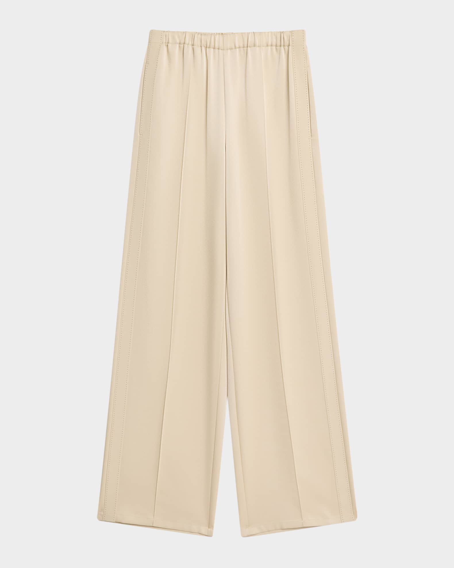 Mid-Rise Side Strap Pull-On Pants 0