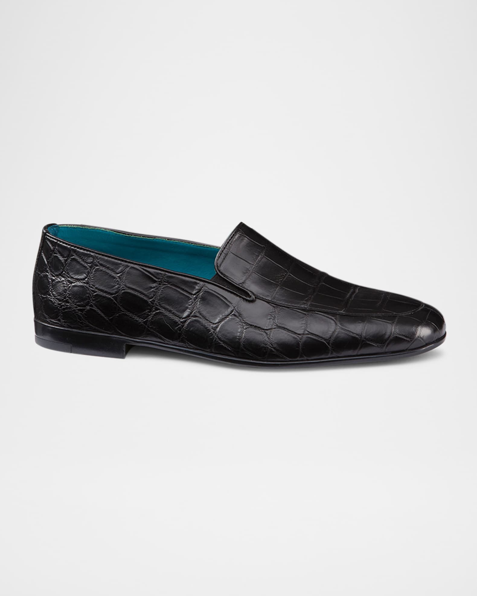 Men's Crocodile Leather Loafers 1