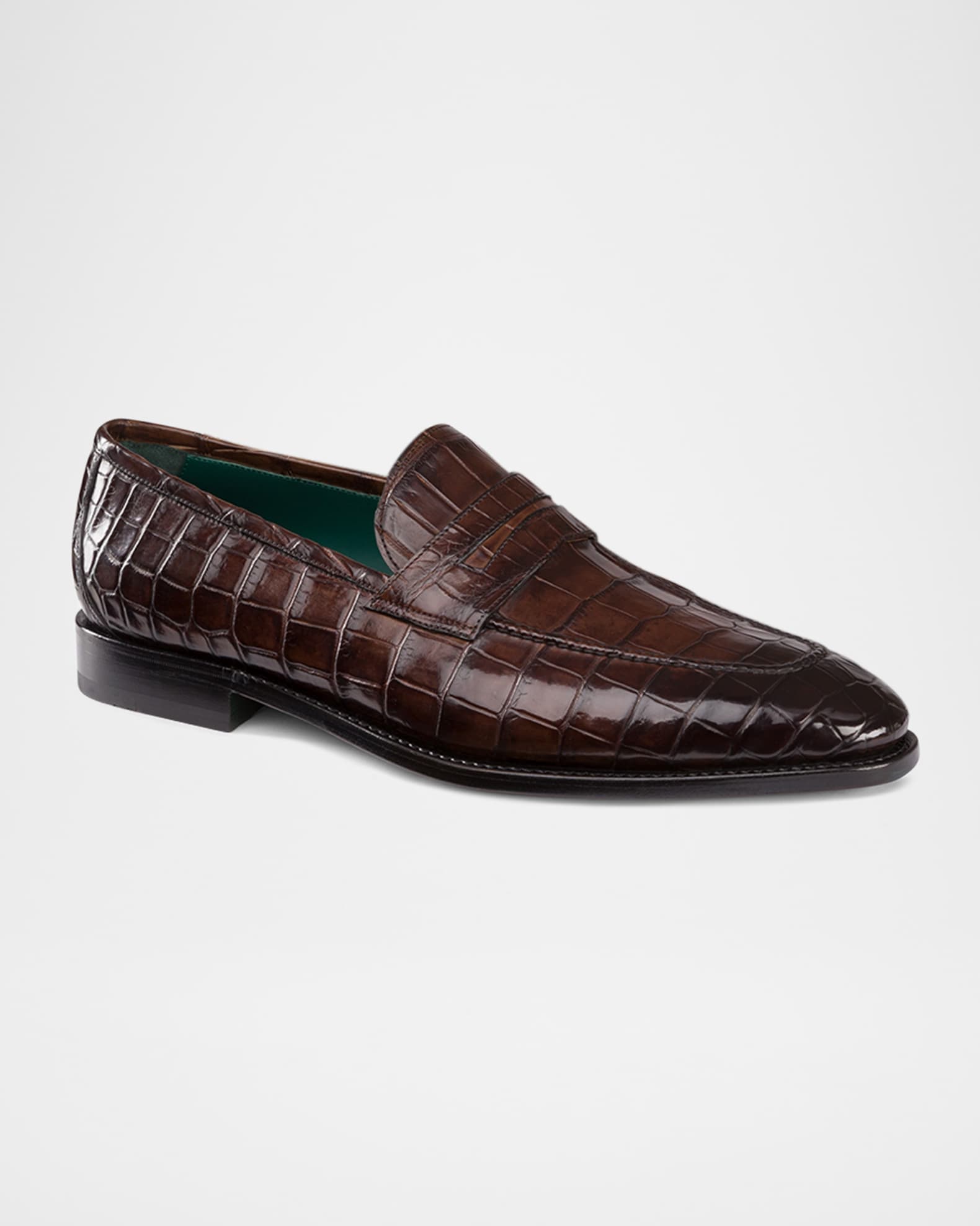 Men's Crocodile Leather Loafers 1