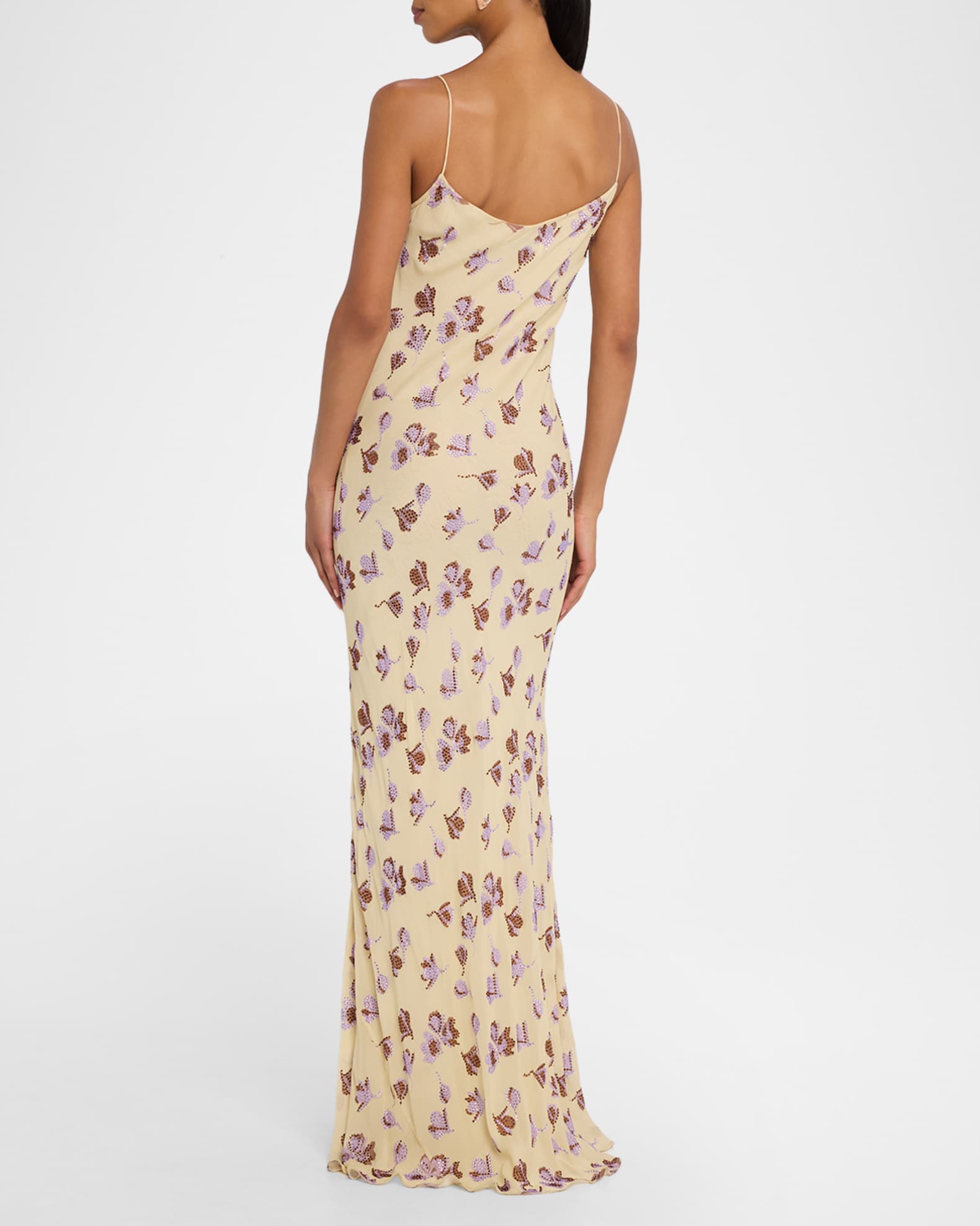 SALE !! ウェディングにも Self Portrait >> Floral Maxi Dress self-portrait Flower Maxi Dress in Champagne | REVOLVE
