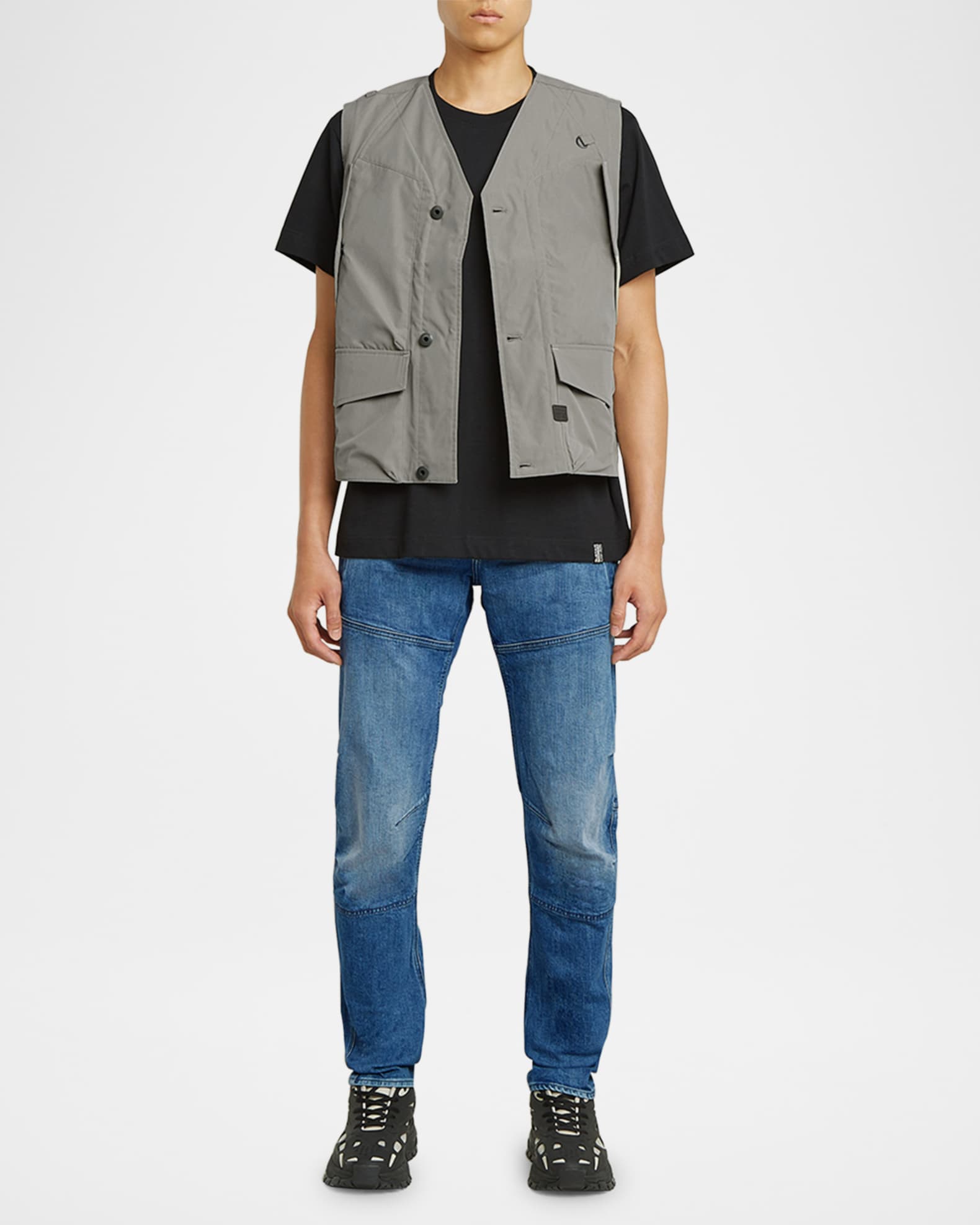 Men's Multi-Pocket Utility Vest 1