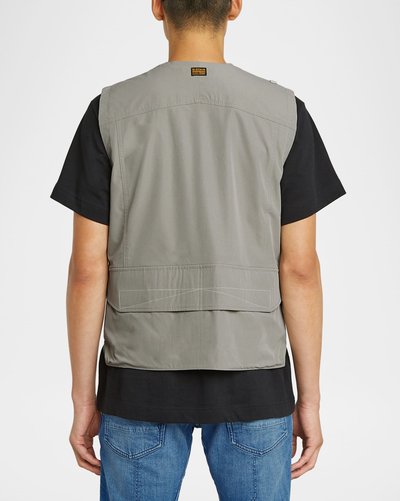 トップス G-STAR RAW E Utility Mesh Vest G-STAR RAW Men's Multi-Pocket Utility Vest | Neiman Marcus