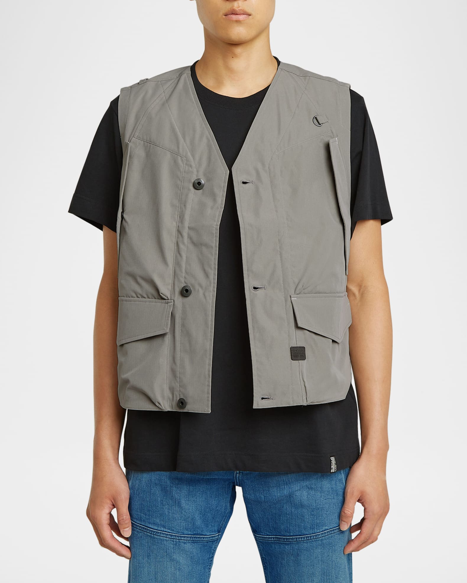 トップス G-STAR RAW E Utility Mesh Vest G-STAR RAW Men's Multi-Pocket Utility Vest | Neiman Marcus