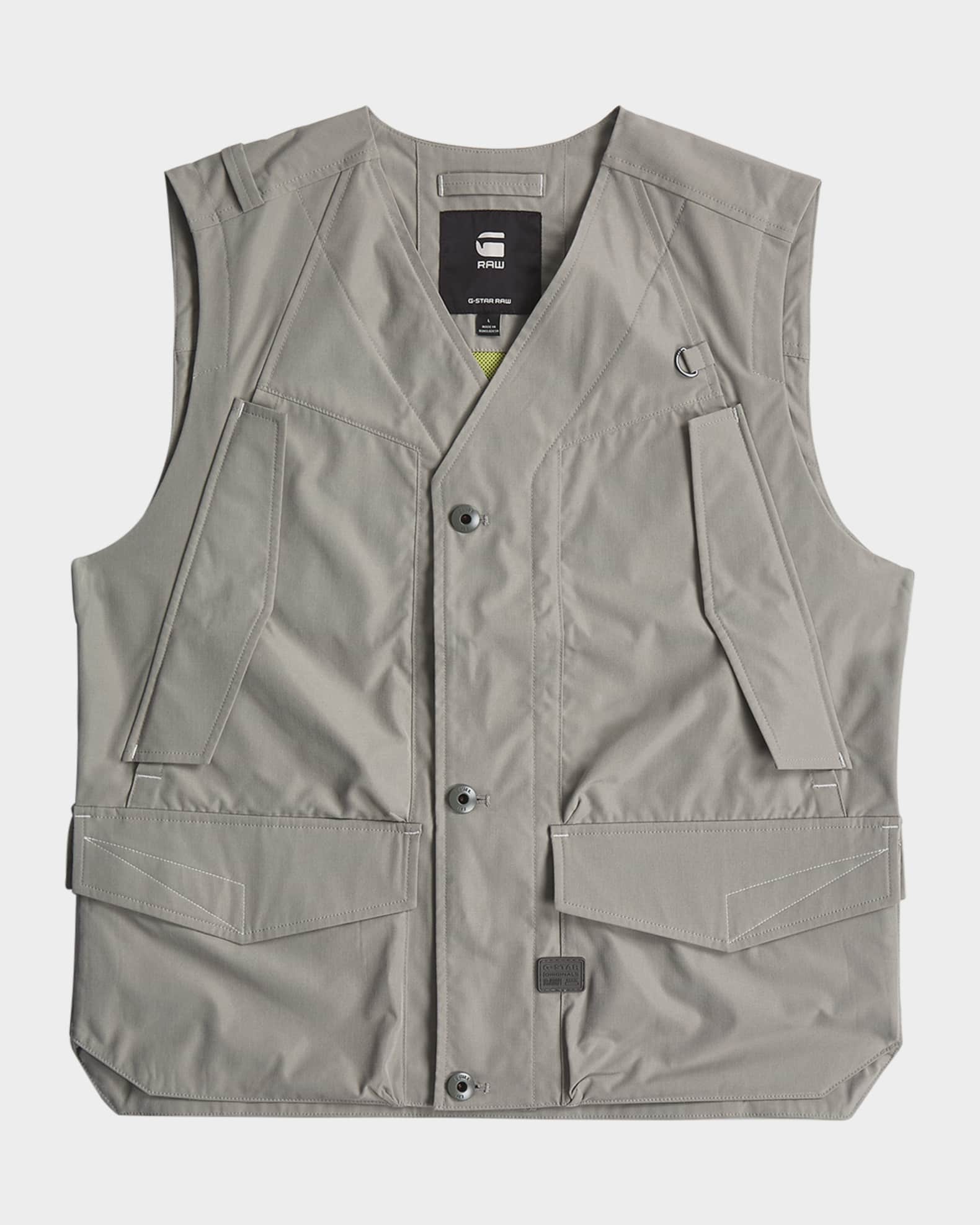 Men's Multi-Pocket Utility Vest 0