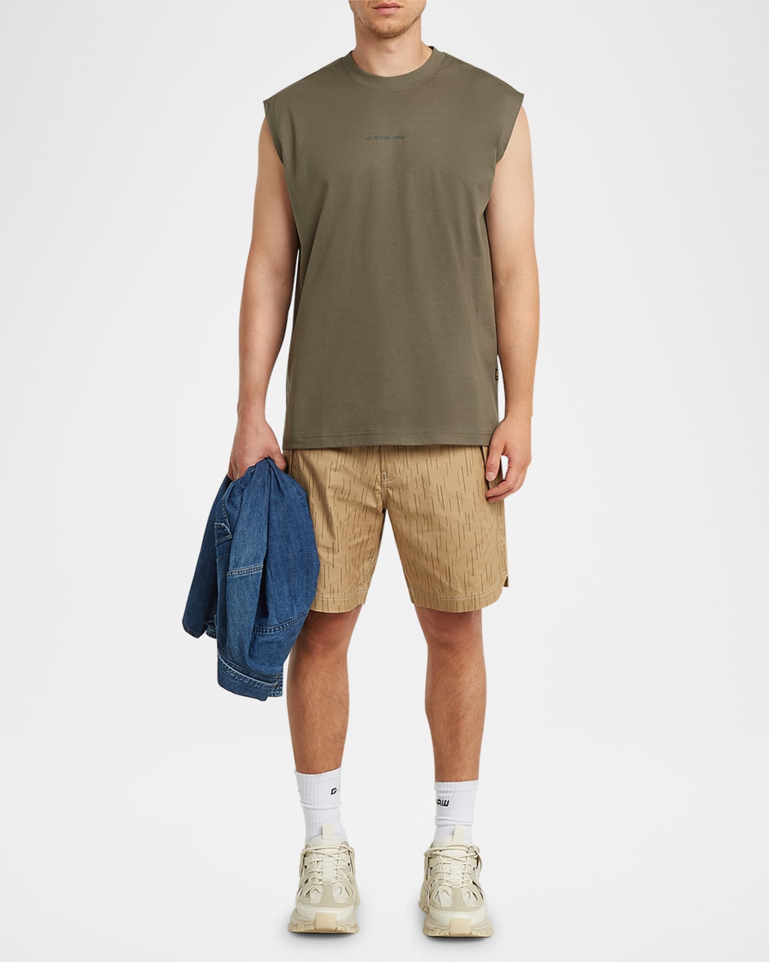 Men's Boxy Sleeveless T-Shirt 1