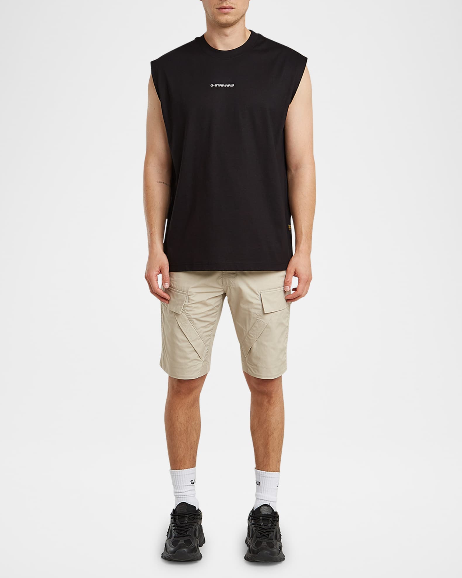  Men's Boxy Sleeveless T-Shirt 1