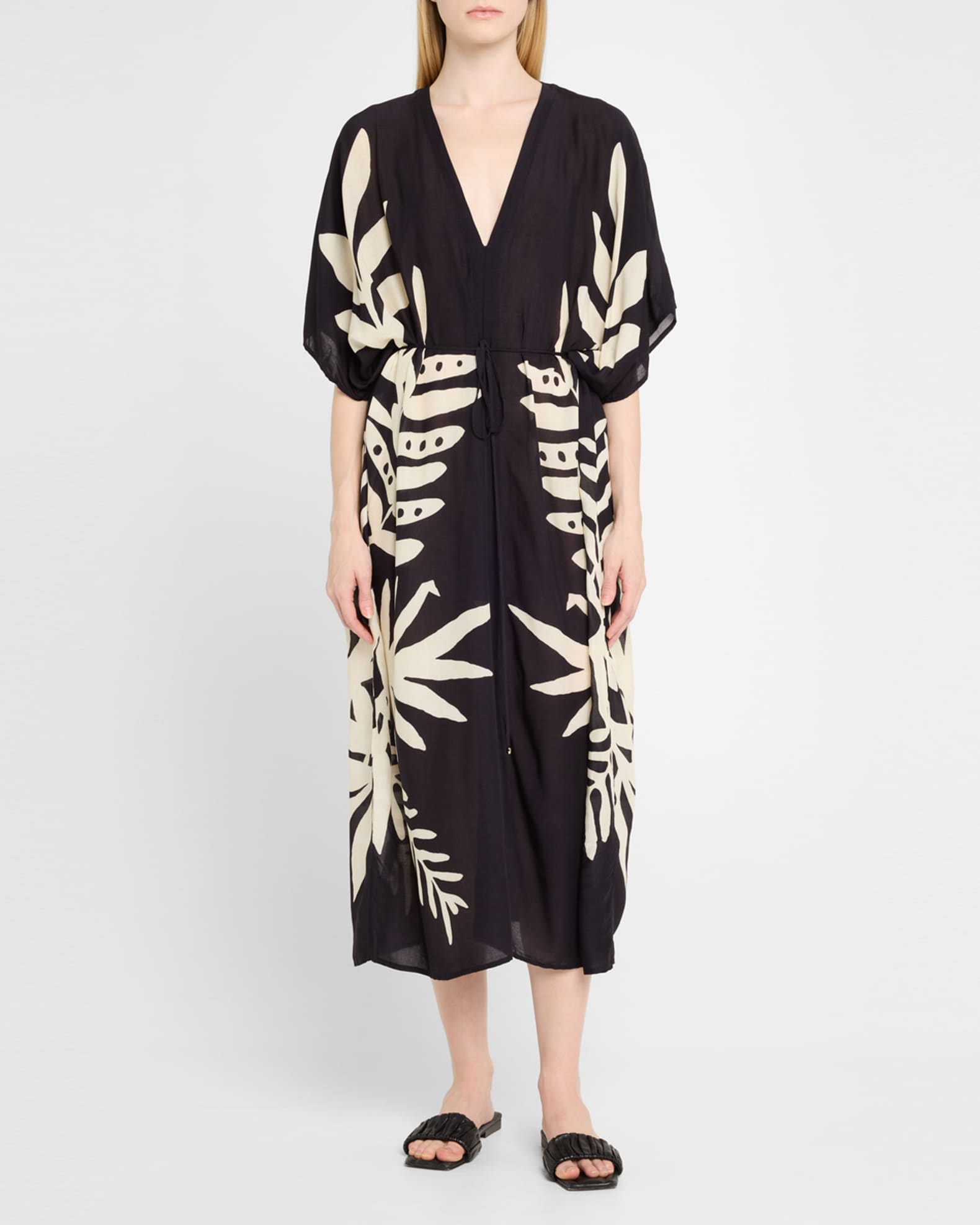 Jungle Frame Kaftan Maxi Dress 1